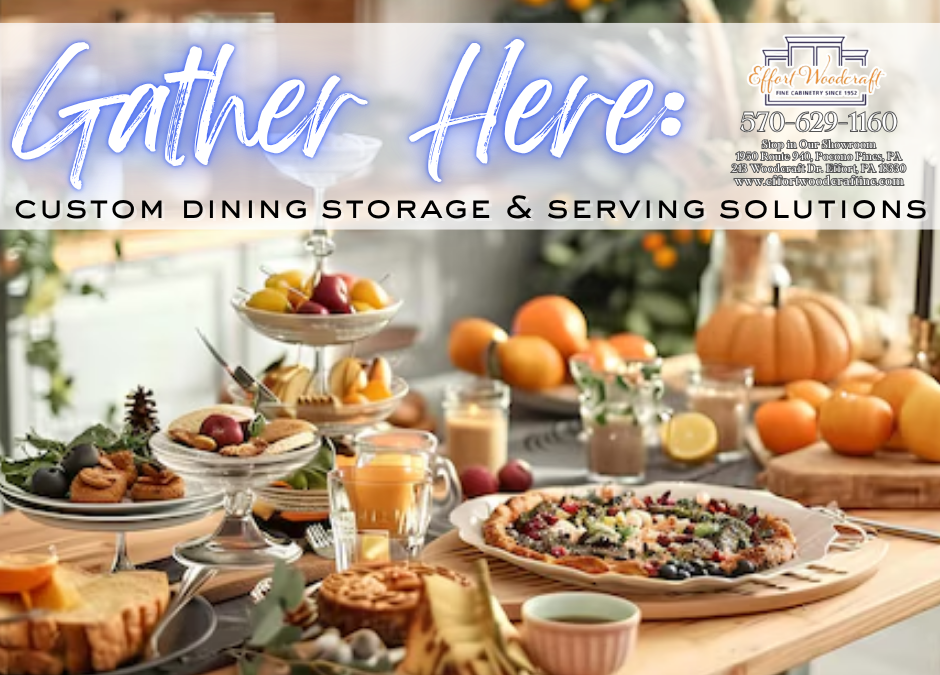 Gather Here: Custom Dining Storage & Serving Solutions