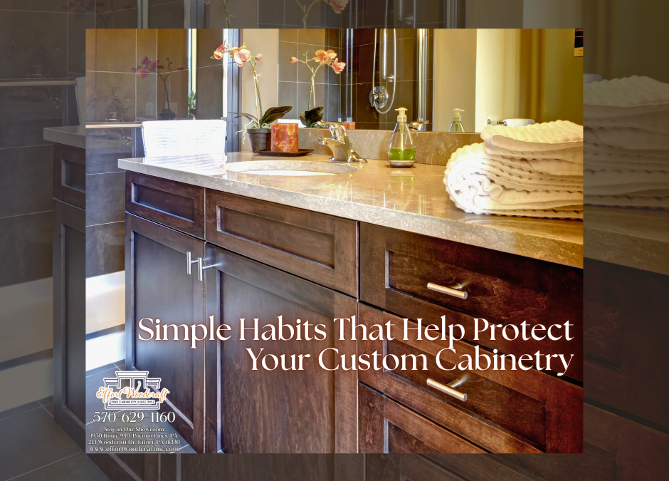 Simple Habits That Help Protect Your Custom Cabinetry